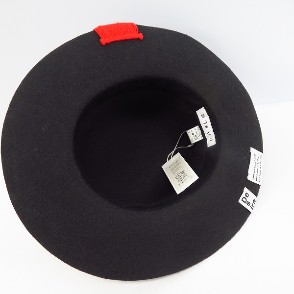 実際に弊社で買取させて頂いた【未使用】CA4LA/カシラ DOOM LS アルパカウールハット AKM00021の画像 4枚目