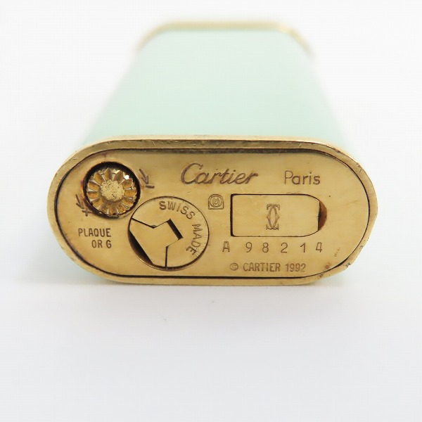 実際に弊社で買取させて頂いたCartier/カルティエ ガスライター グリーンの画像 4枚目