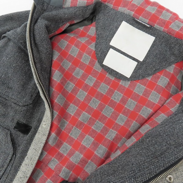 実際に弊社で買取させて頂いたWHITE MOUNTAINEERING/ホワイトマウンテニアリング GORE-WINDSTOPPER 2RAYER NEP TWEED MOUNTAIN PARKA ブルゾン/2の画像 2枚目