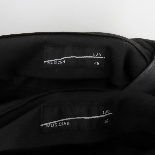 実際に弊社で買取させて頂いたLAD MUSICIAN/ラッドミュージシャン コットンスキニーパンツ 2211-566/44 2点セットの画像 2枚目