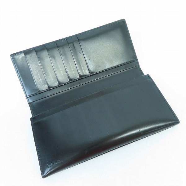 実際に弊社で買取させて頂いたPaulSmith/ポールスミス シティエンボス レザーフラップ 長財布 863-843 P306の画像 3枚目