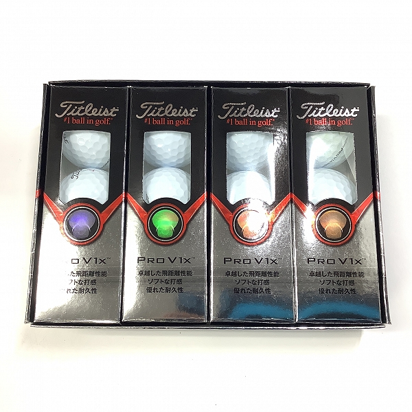 実際に弊社で買取させて頂いた【未使用】Titleist/タイトリスト PRO V1X ゴルフボール 1ダース