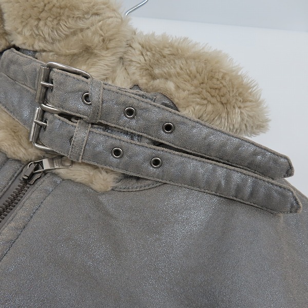 実際に弊社で買取させて頂いたARMANI EXCHANGE/アルマーニエクスチェンジ ムートンジャケット XLの画像 3枚目