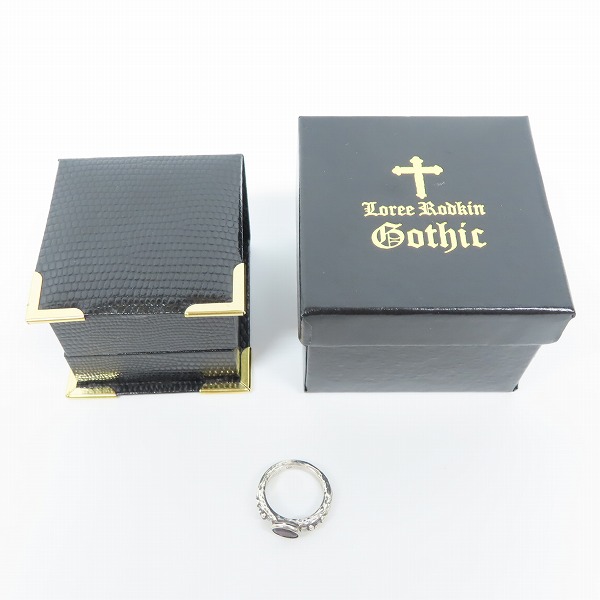 実際に弊社で買取させて頂いたLoree Rodkin/ローリーロドキン TINY MEDIEVAL ストーン付きリング 8号の画像 7枚目