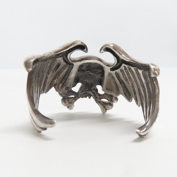 実際に弊社で買取させて頂いた【ギャラ付】THIRTEEN DESIGNS/サーティーンデザインズ FLYING SKULL Bangle/フライング スカル バングルの画像 4枚目