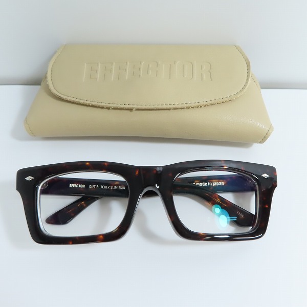 実際に弊社で買取させて頂いたEFFECTOR×DIET BUTCHER SLIM SKIN/エフェクター×ダイエットブッチャースリムスキン DIRT 眼鏡/メガネフレームの画像 8枚目