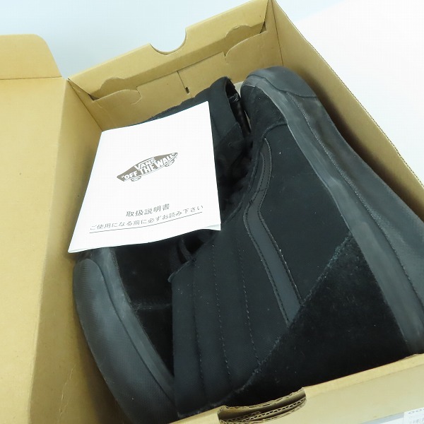 実際に弊社で買取させて頂いたVANS/バンズ SK8-HI/スケートハイ ハイカットスニーカー ブラック/黒 V38-47RB 303351-0003/28.0の画像 7枚目
