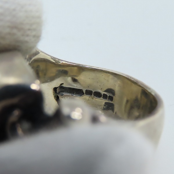 実際に弊社で買取させて頂いた【ギャラ付】CRAZY PIG/クレイジーピッグ PIRATE SKULL パイレーツスカルリング/22号の画像 5枚目