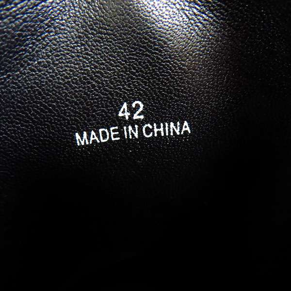 実際に弊社で買取させて頂いたBALMAIN/バルマン ロゴベルト バックル ハイカット レザースニーカー /42の画像 5枚目