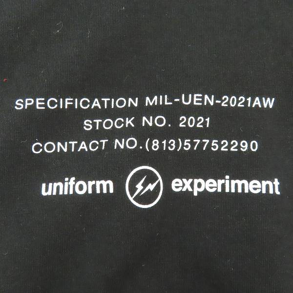 実際に弊社で買取させて頂いたuniform experiment/ユニフォームエクスペリメント 20AW MIL TEE/半袖Tシャツ UE-202066/1の画像 4枚目