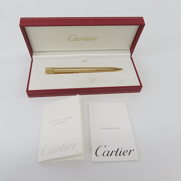 実際に弊社で買取させて頂いたCartier/カルティエ マスト ドゥ カルティエ ボールペン ゴールドの画像 6枚目