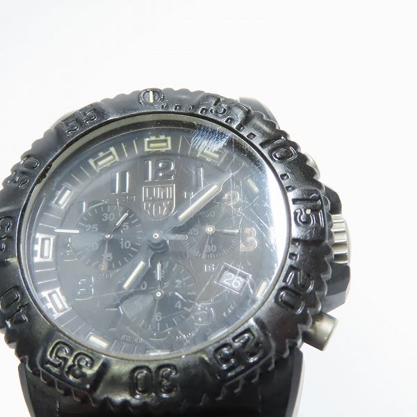 実際に弊社で買取させて頂いたLUMINOX/ルミノックス NAVY SEAL COLORMARK  3080 SERIES クロノグラフ 腕時計の画像 5枚目