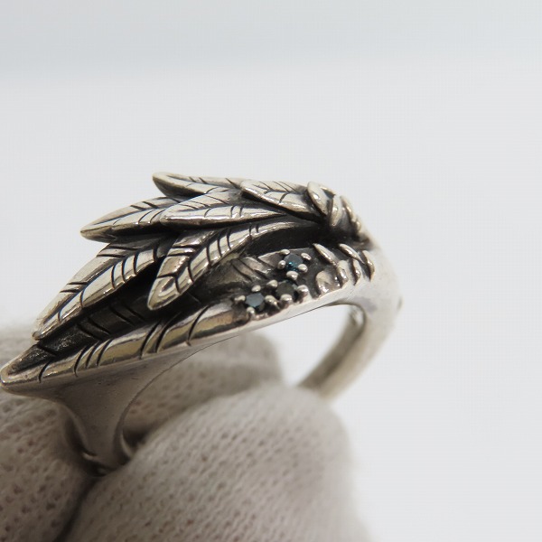 実際に弊社で買取させて頂いたBloody Mary/ブラッディマリー 雛鳥 ビビットリング ｗ/ブルーダイヤモンド/11号の画像 6枚目