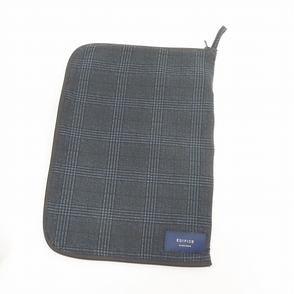 実際に弊社で買取させて頂いたEDIFICE/エディフィス セットアップスーツ チェック柄 20-010-300-2002-1-0/46の画像 9枚目