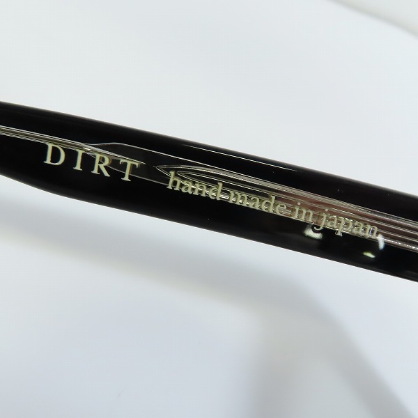 実際に弊社で買取させて頂いたEFFECTOR×DIET BUTCHER SLIM SKIN/エフェクター×ダイエットブッチャー DIRT アイウェア 眼鏡/メガネフレーム ブラックの画像 6枚目