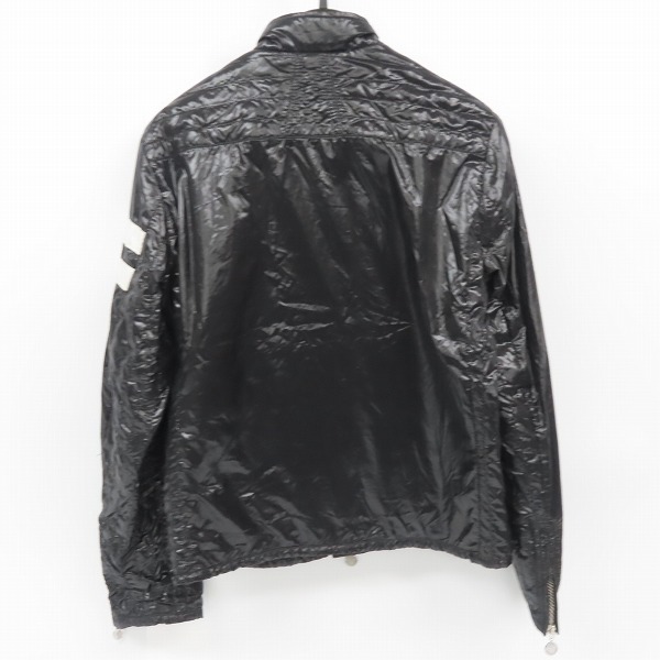 MONCLER/モンクレール TISSU MATERIAL STOFF 中綿ジャケット ブラック 