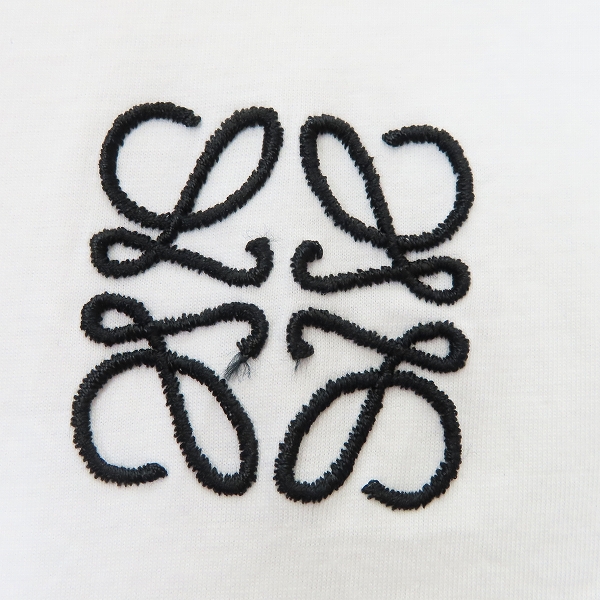 実際に弊社で買取させて頂いたLOEWE/ロエベ ワンポイント ロゴ刺繍 半袖Tシャツ/Sの画像 5枚目