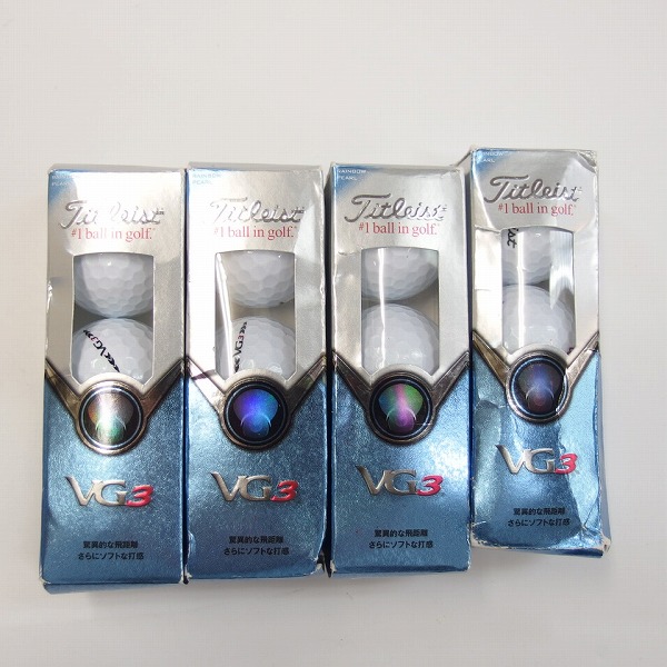 実際に弊社で買取させて頂いた【未使用】Titleist/タイトリスト VG3 レインボーパール ゴルフボール 1ダース