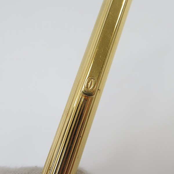 実際に弊社で買取させて頂いたCartier/カルティエ マスト ドゥ カルティエ ボールペン ゴールドの画像 1枚目