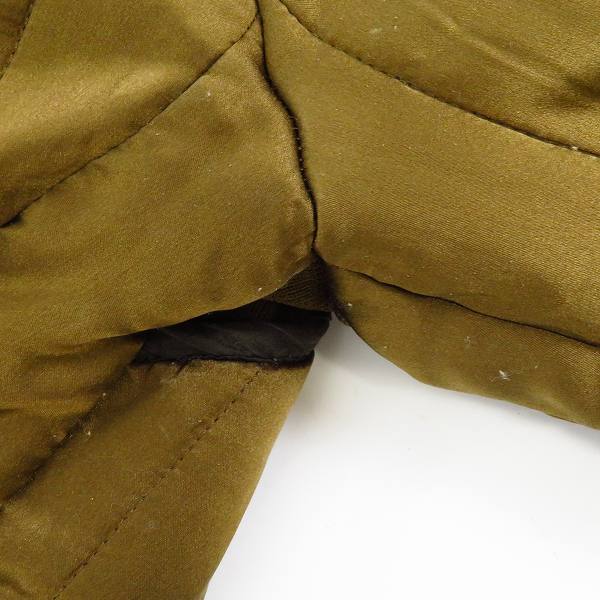 実際に弊社で買取させて頂いたDIESEL BLACK GOLD/ディーゼルブラックゴールド MA-1 シルク ジップアップブルゾン/48の画像 9枚目