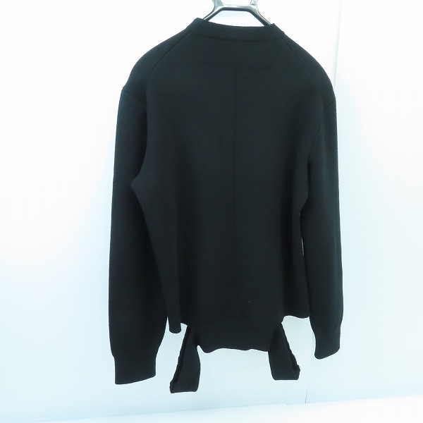 実際に弊社で買取させて頂いたGIVENCHY/ジバンシィ 14AW ウール カッティング 変形デザインニット 14W 7808 504/XSの画像 1枚目
