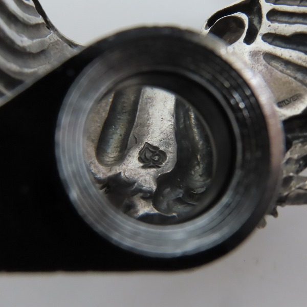 実際に弊社で買取させて頂いた【ギャラ付】THIRTEEN DESIGNS/サーティーンデザインズ FLYING SKULL Bangle/フライング スカル バングルの画像 6枚目