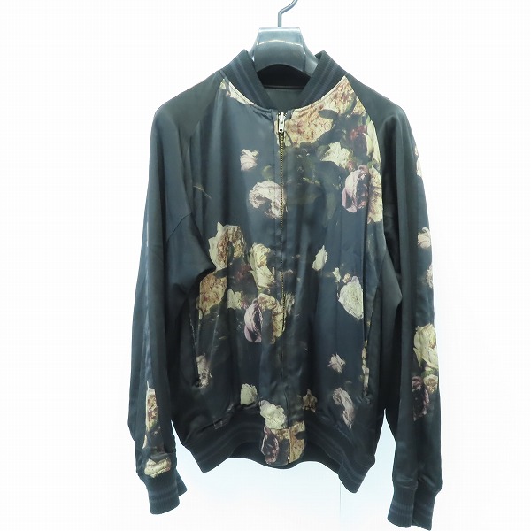 実際に弊社で買取させて頂いたLAD MUSICIAN/ラッドミュージシャン 花柄 リバーシブル スカジャン/42の画像 8枚目