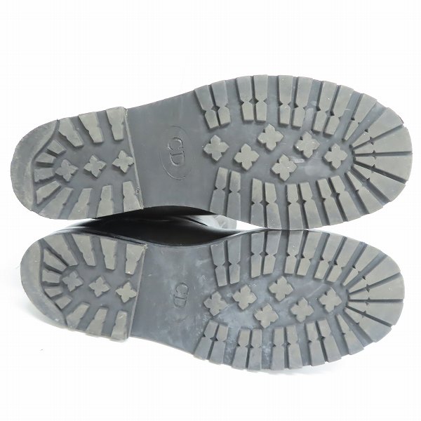 実際に弊社で買取させて頂いたDior HOMME/ディオールオム ベルテッド エンジニアブーツ 40の画像 2枚目