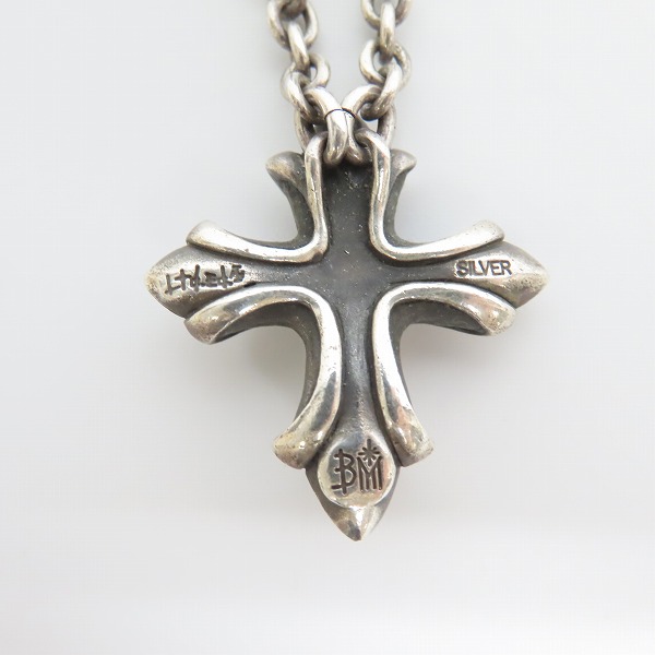 実際に弊社で買取させて頂いたBloody Mary/ブラッディマリー クリスマス限定 ダイヤ付 クロス ネックレスの画像 2枚目