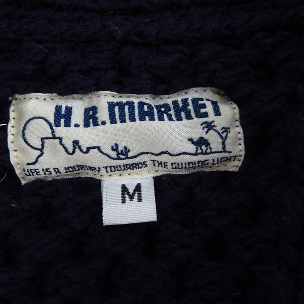 実際に弊社で買取させて頂いたHOLLYWOOD RANCH MARKET/ハリウッドランチマーケット ニット カーディガン ネイビー 700023-245/Mの画像 2枚目