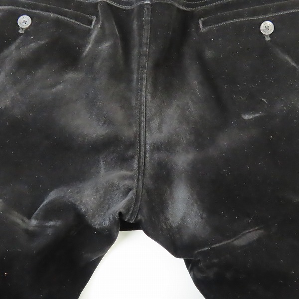 実際に弊社で買取させて頂いたARMANI EXCHANGE/アルマーニ エクスチェンジ ベルベットジャケット/ベルベットパンツ セットアップ Size：38/33の画像 8枚目