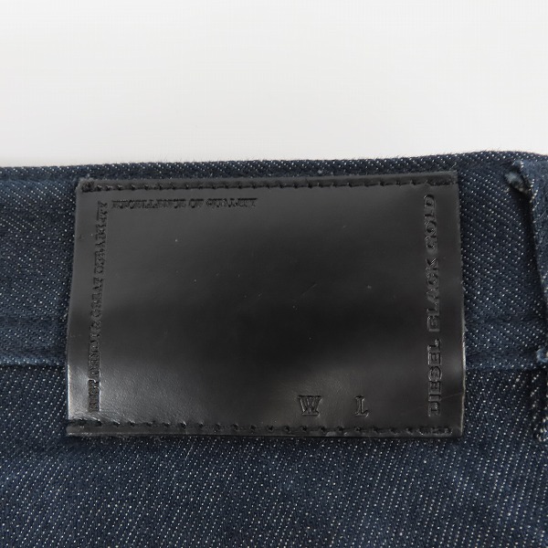 実際に弊社で買取させて頂いたDIESEL BLACK GOLD/ディーゼルブラックゴールド 切替ダメージデニムパンツ TYPE-2631/32の画像 5枚目