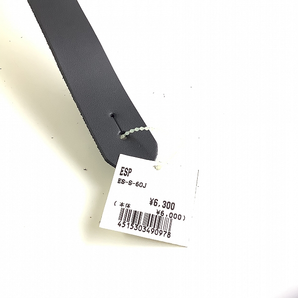 実際に弊社で買取させて頂いた未使用 ESP/イーエスピー ES-S-60J LUNA SEA/ルナシー Jモデル 牛革 レザー ベースストラップの画像 2枚目