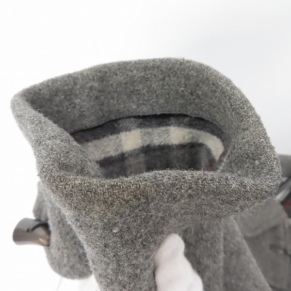 実際に弊社で買取させて頂いたBurberrys/バーバリー 裏地チェック柄 ダッフルコート/Lの画像 5枚目