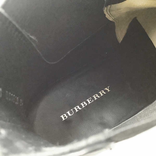 実際に弊社で買取させて頂いたBurberry LONDON/バーバリーロンドン サイドゴアブーツ/26の画像 4枚目