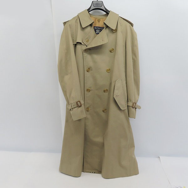 実際に弊社で買取させて頂いたBurberrys/バーバリー 裏地チェック柄/ライナー付き ロングトレンチコート/40 