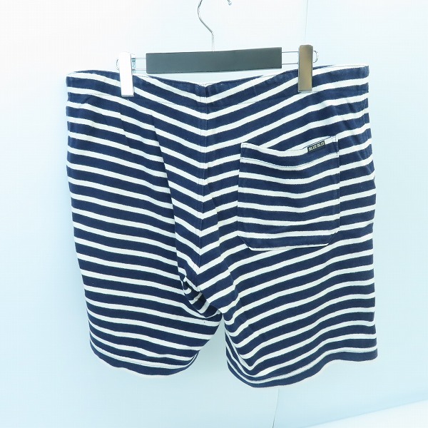 実際に弊社で買取させて頂いたBLUE BLUE/ブルーブルー マリンボーダー ハーフパンツ/XLの画像 1枚目