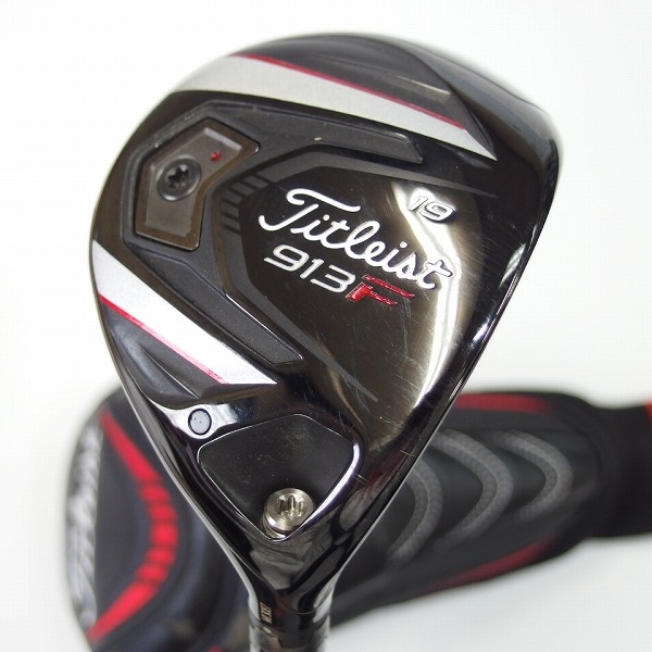 実際に弊社で買取させて頂いたTitleist/タイトリスト 913F FW/19° Gold Series S200 フェアウェイウッド ヘッドカバー付き