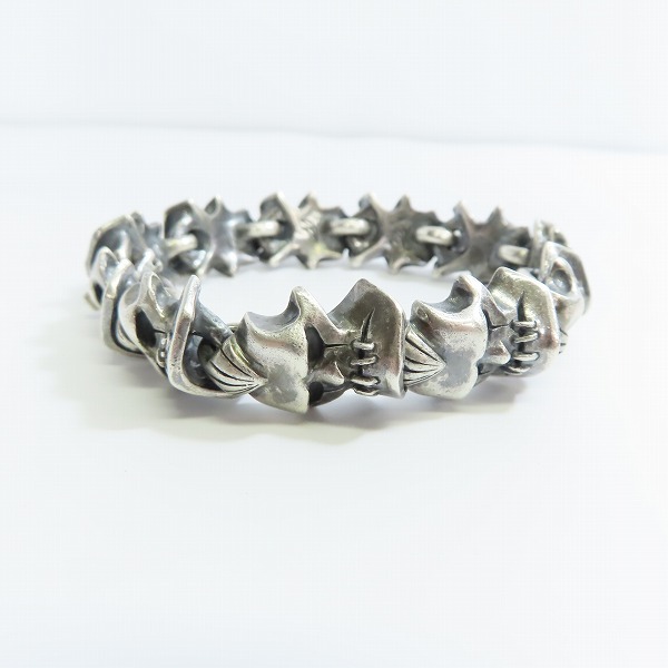 実際に弊社で買取させて頂いた【ギャラ付】CRAZY PIG/クレイジーピッグ ZOMBIE LINK/ゾンビリンク ブレスレット #850の画像 1枚目