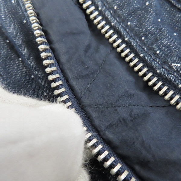 実際に弊社で買取させて頂いたARMANI EXCHANGE/アルマーニエクスチェンジ ハイブリッド ボンバージャケット 3YZB07 Z1ASZ/Mの画像 7枚目