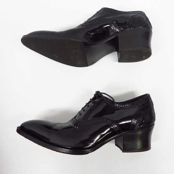 実際に弊社で買取させて頂いたalfredoBANNISTER/アルフレッド バニスター レザー 装飾 ドレスシューズ/42の画像 3枚目
