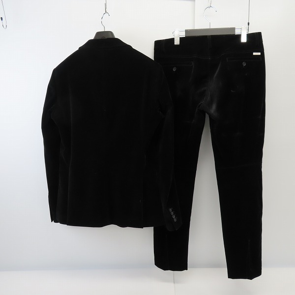 実際に弊社で買取させて頂いたARMANI EXCHANGE/アルマーニ エクスチェンジ ベルベットジャケット/ベルベットパンツ セットアップ Size：38/33の画像 1枚目