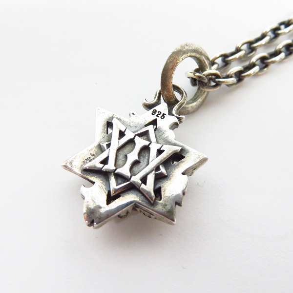 実際に弊社で買取させて頂いたDEAL DESIGN/ディールデザイン 19周年限定 ヘックススター ペンダント/ネックレス クロスチャーム チェーンセットの画像 1枚目