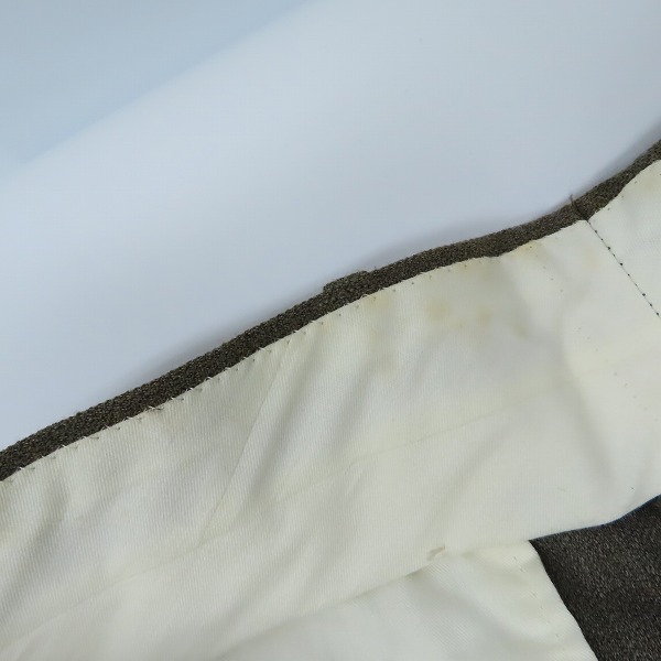 実際に弊社で買取させて頂いたGIORGIO ARMANI/ジョルジオ アルマーニ ダブル ジャケット/パンツ セットアップ/スーツ ブラウン系の画像 7枚目