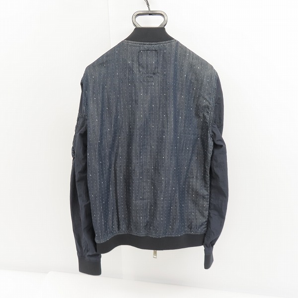 実際に弊社で買取させて頂いたARMANI EXCHANGE/アルマーニエクスチェンジ ハイブリッド ボンバージャケット 3YZB07 Z1ASZ/Mの画像 1枚目