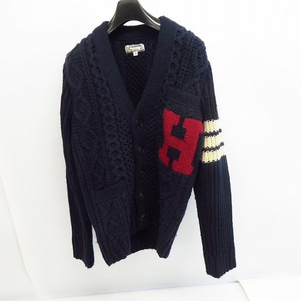 実際に弊社で買取させて頂いたHOLLYWOOD RANCH MARKET/ハリウッドランチマーケット ニット カーディガン ネイビー 700023-245/M