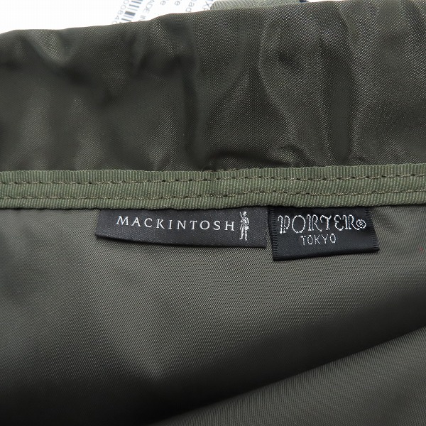 実際に弊社で買取させて頂いた【未使用】MACKINTOSH×PORTER/マッキントッシュ×ポーター SNACK PACK POUCH スナックパックポーチの画像 3枚目