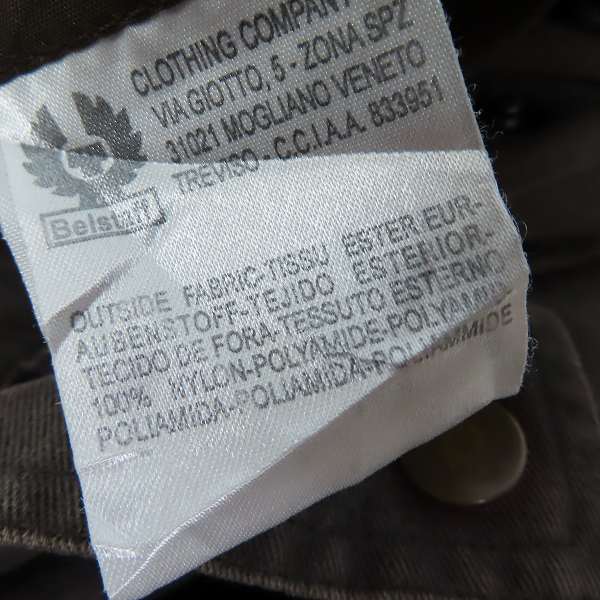 実際に弊社で買取させて頂いたBelstaff/ベルスタッフ RALLYMASTER/ラリーマスター ミリタリージャケット/XLの画像 3枚目