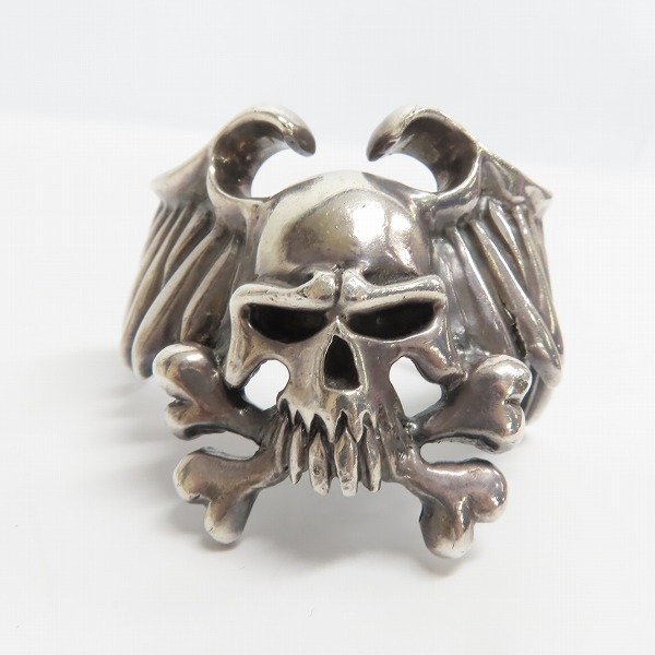 実際に弊社で買取させて頂いた【ギャラ付】THIRTEEN DESIGNS/サーティーンデザインズ FLYING SKULL Bangle/フライング スカル バングルの画像 1枚目