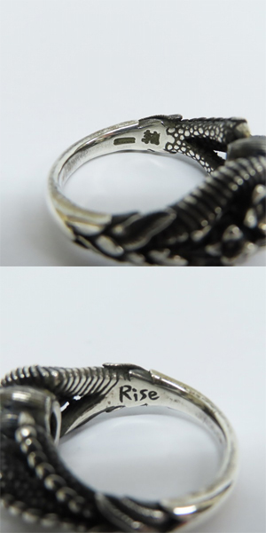 実際に弊社で買取させて頂いた【ギャラ付き】Bloody Mary/ブラッディマリー 2011 Xmas/クリスマス 限定 RISE リング/17号の画像 6枚目